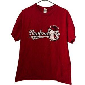 Hanford Bullpups Red T-Shirt S 100% Cotton